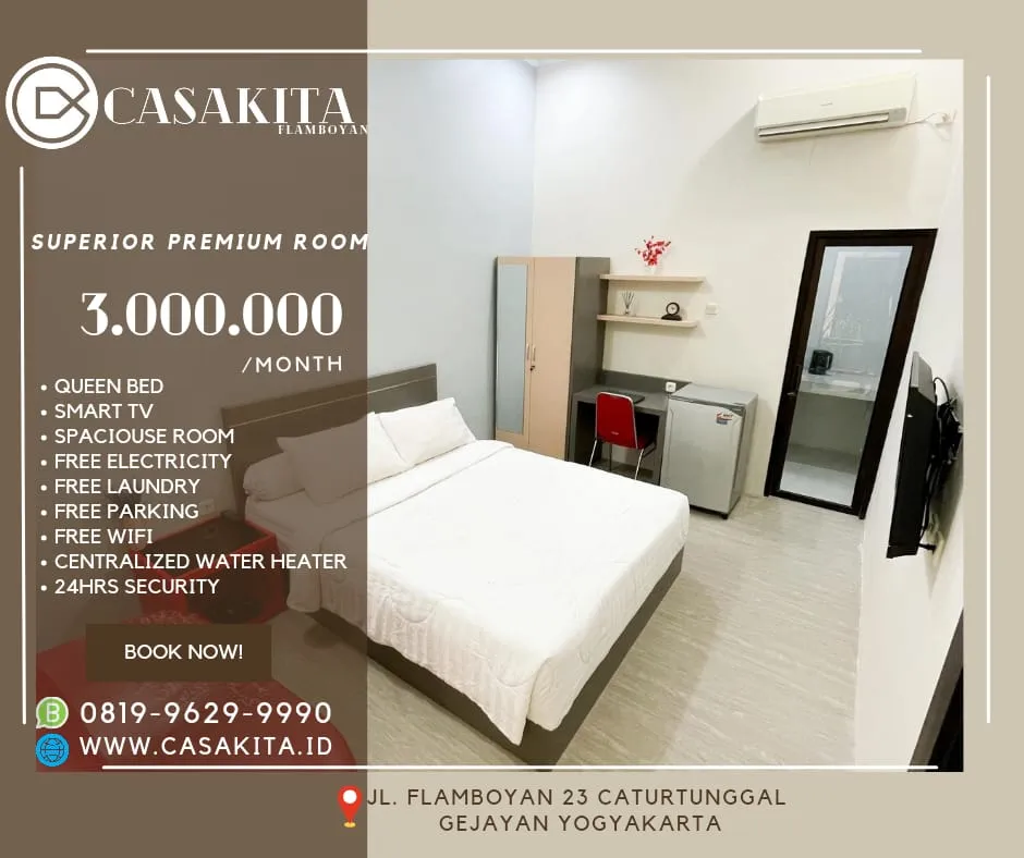 CASAKITA 3 Flamboyan Kost Eksklusif & Guest House 4